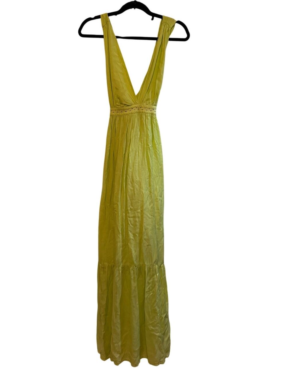 Scotch and Soda Spring Green Maxi Dress Size Small